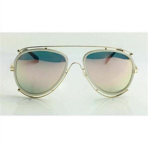 Isidora Aviator Sunglasses In Metal .